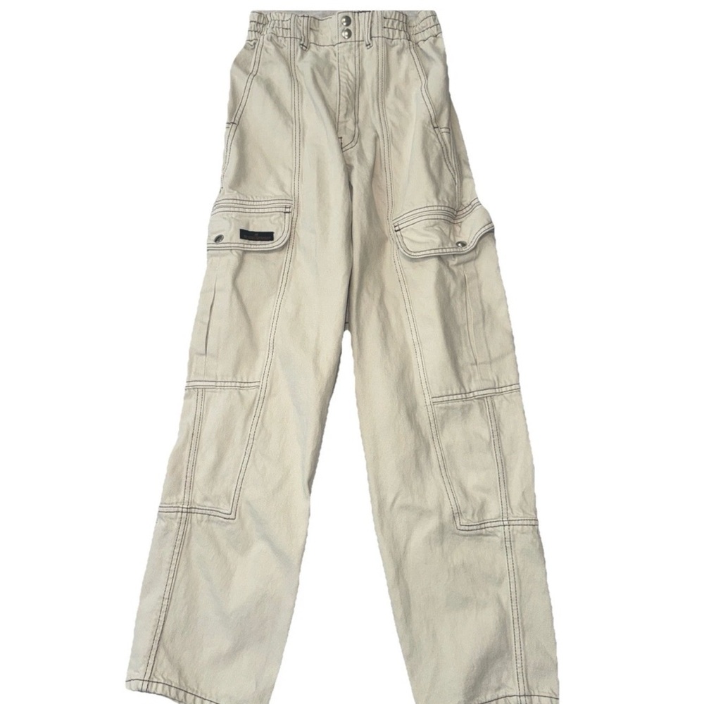 BDG Relaxed Skate Jean 27 Beige Cargo Jeans Urban Outfitters Cotton